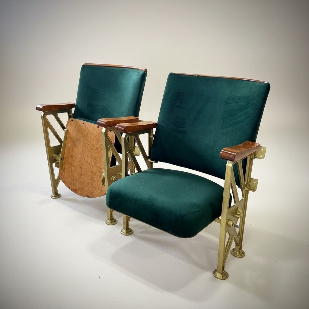 Vintage Theatre Seating (Pair)