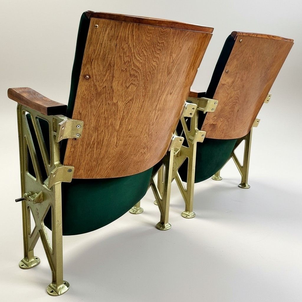Vintage Theatre Seating (Pair) photo furniture