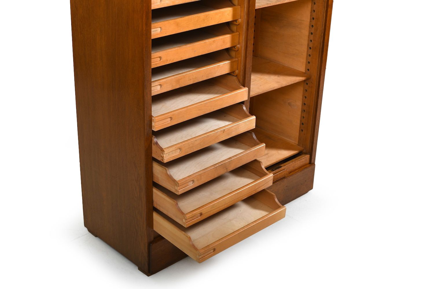 Double Tambourdoor Cabinet, Denmark 1930s photo 2100.0