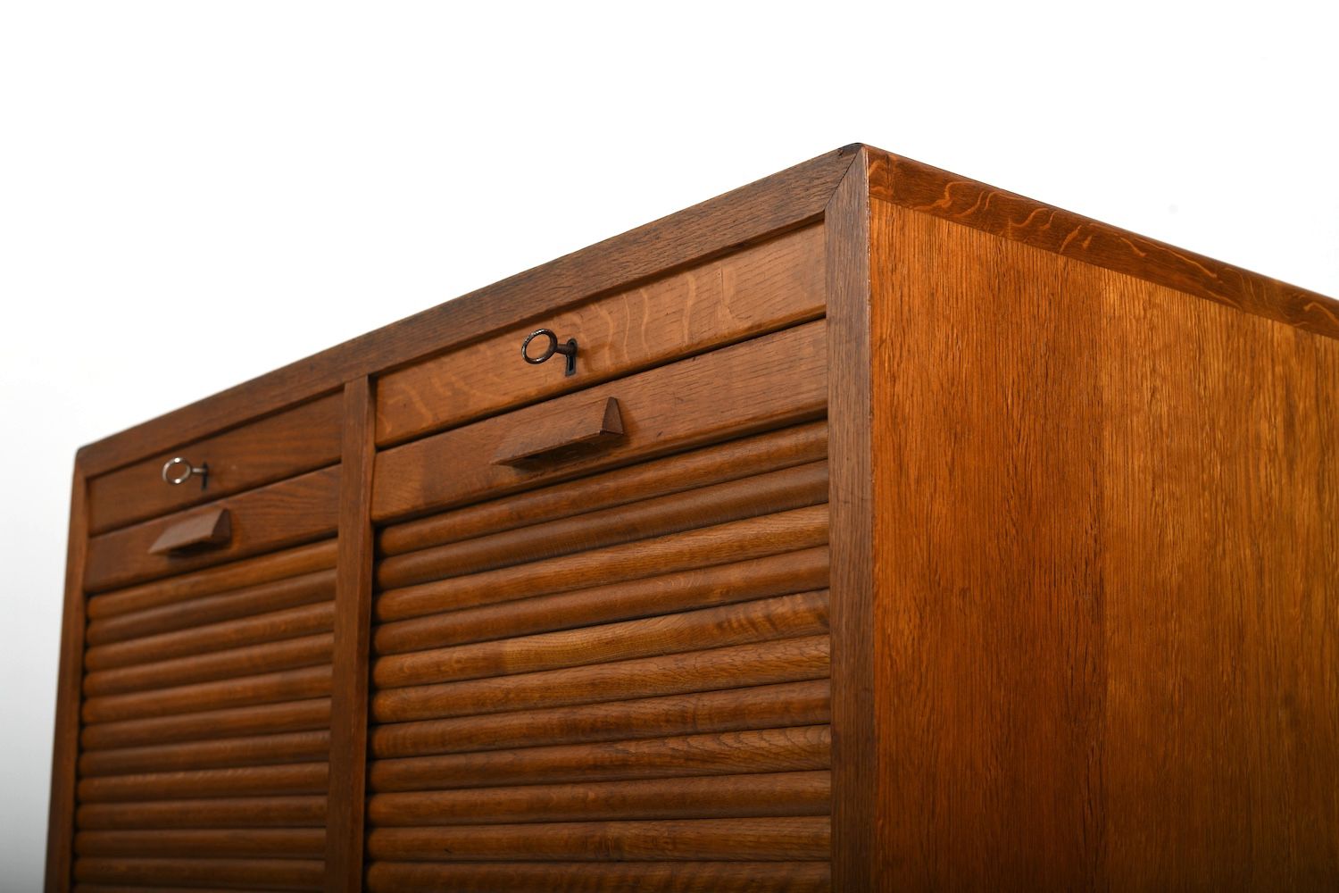 photo furniture Double Tambourdoor Cabinet, Denmark 1930s
