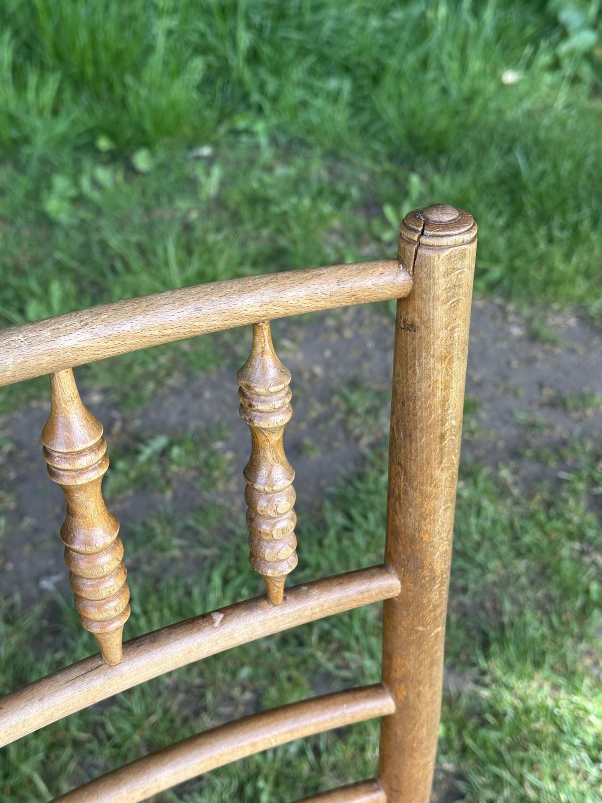 A Pair Of 19th Century Beech And Ash Sussex Chairs, Very Likely Made For Morris & Co. photo 285.0