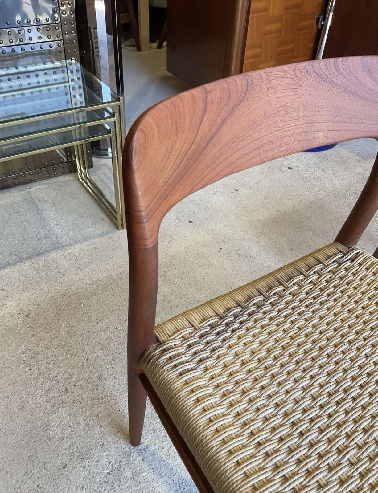 photo for sale Danish Model 75 Dining Chairs By Niels Otto Møller For J.L. Møllers Mobelfabrik