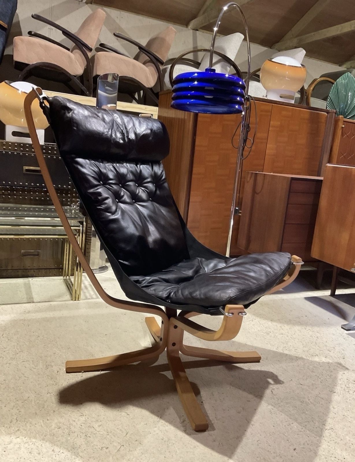 Mid Century Falcon Lounge Chair By Sigurd Ressell For Vatne Mobel Norway