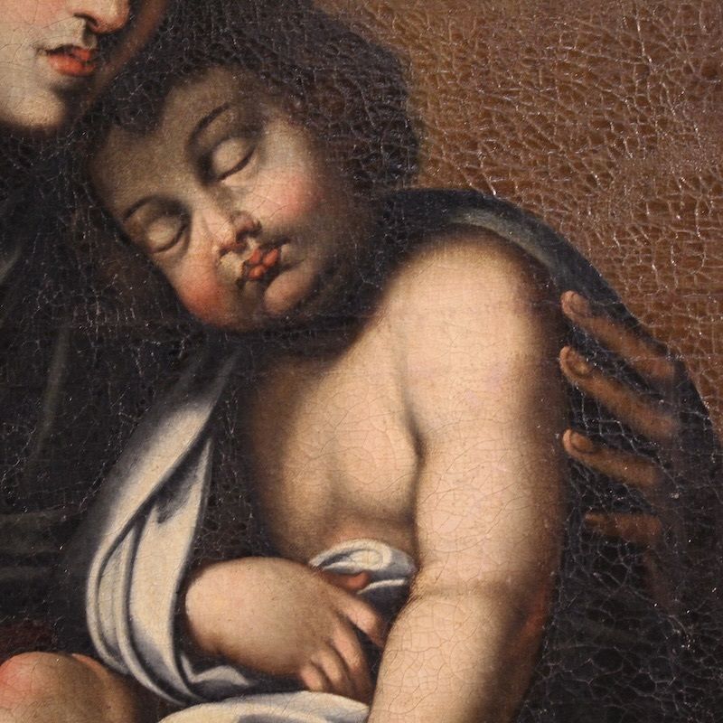 photo for sale Peinture italienne d'époque, Madonna and Child, XVIIIe siècle