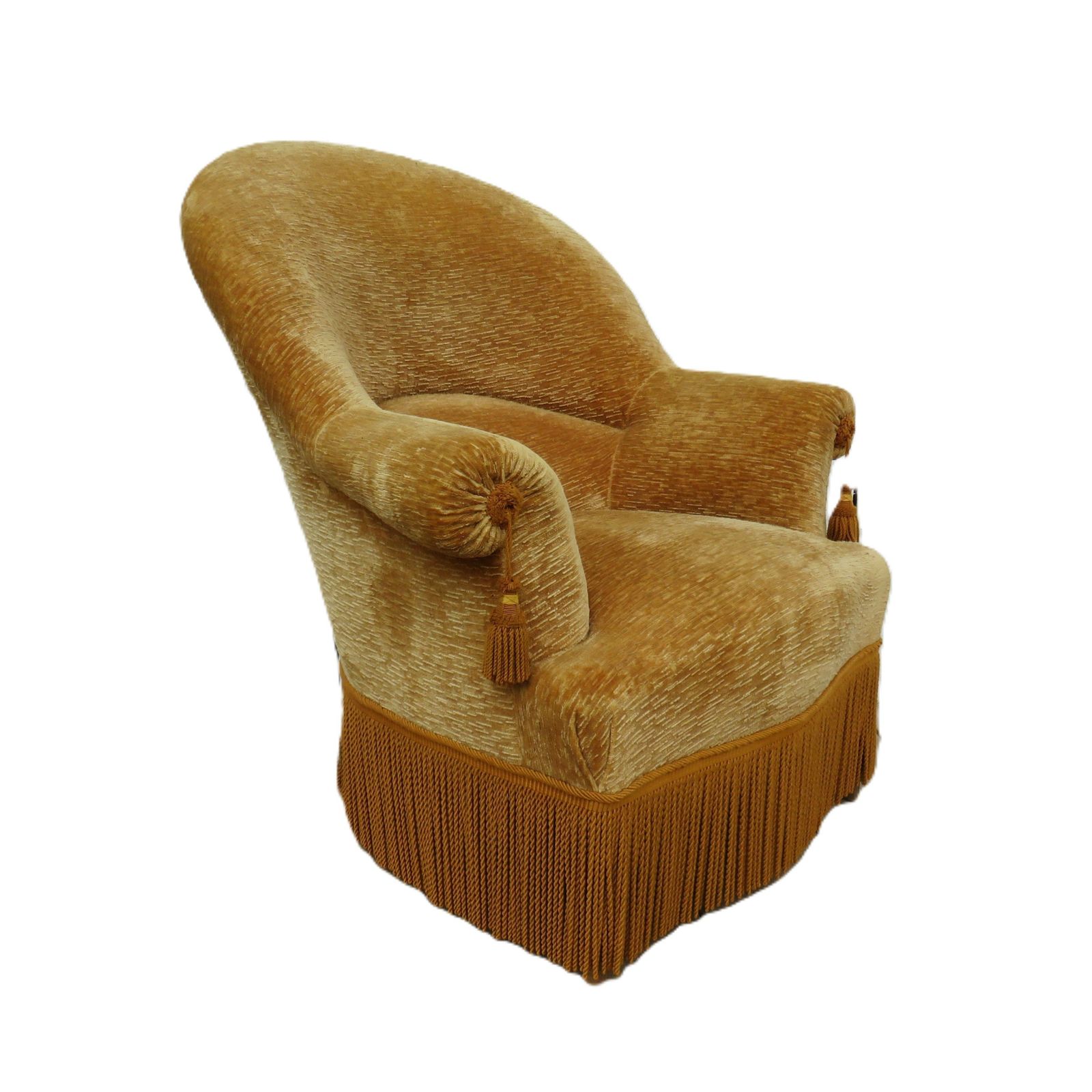 Antique Napoleon III Tub Chair