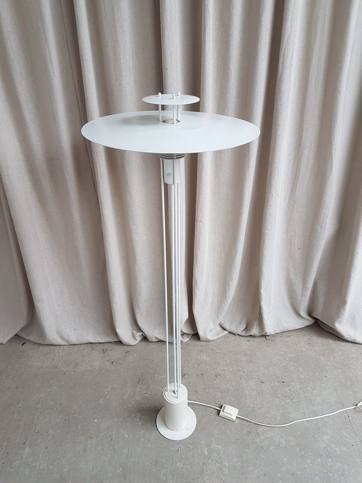 photo furniture Vtg Late Mid Century Benny Frandsen Modernist Floor Lamp Danish Scandi #423