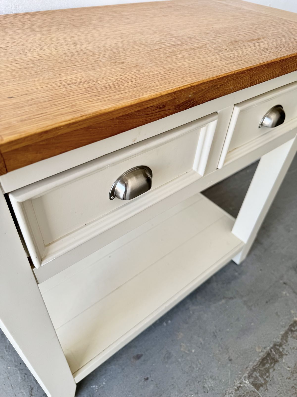 Country Cottage Style Console Table With Drawers photo buy