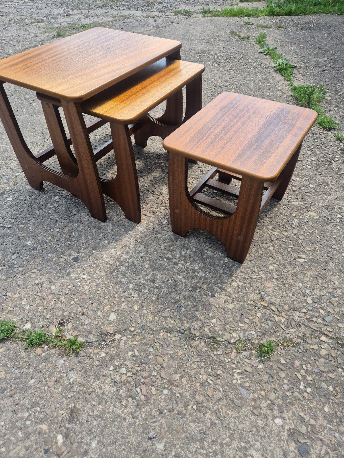 Vintage / Retro / Midcentury Teak Nesting Tables, Set Of 3 photo vinterior