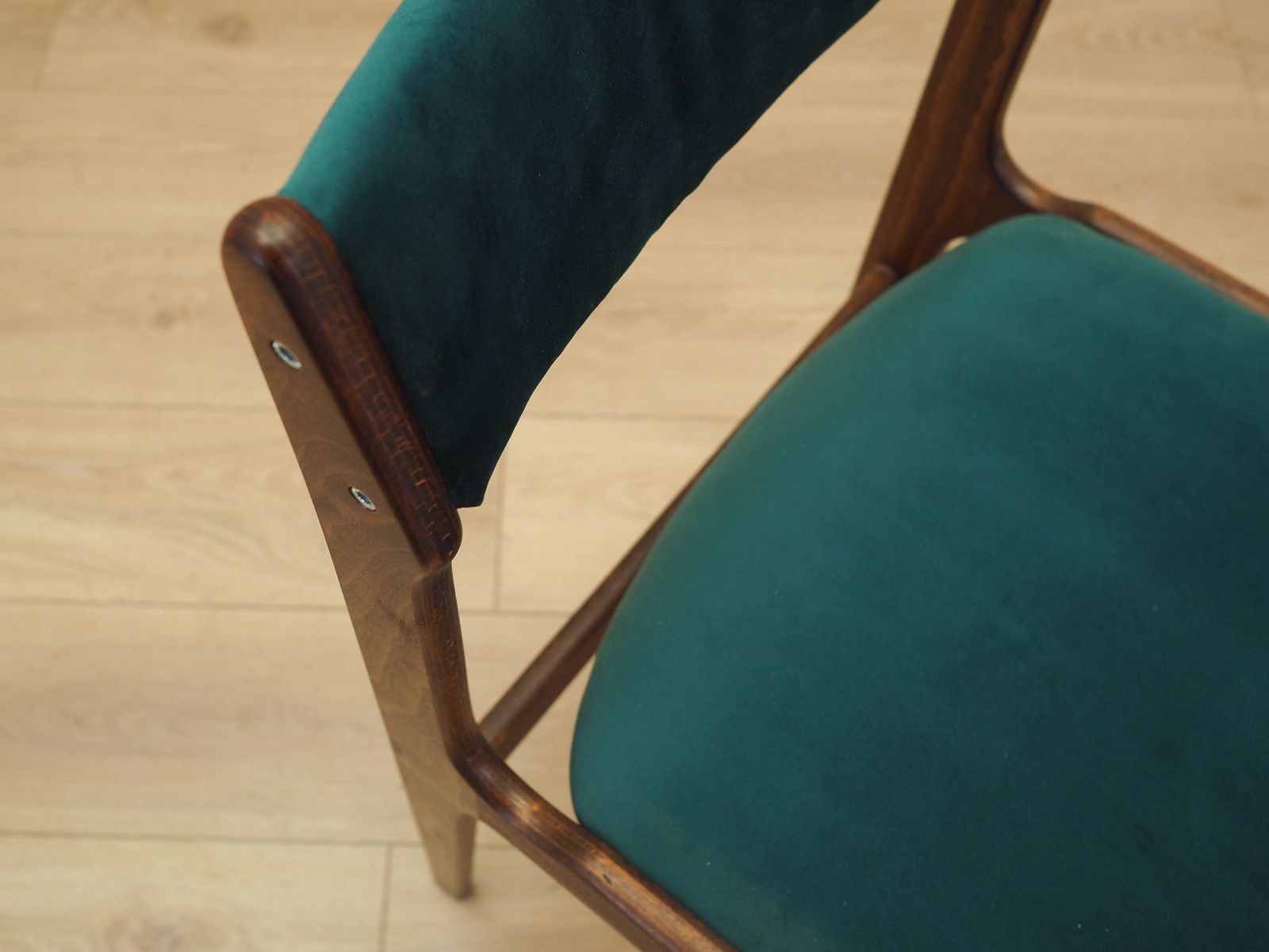 Beech Chair, Danish Design, 1970s, Made In Denmark photo vintage