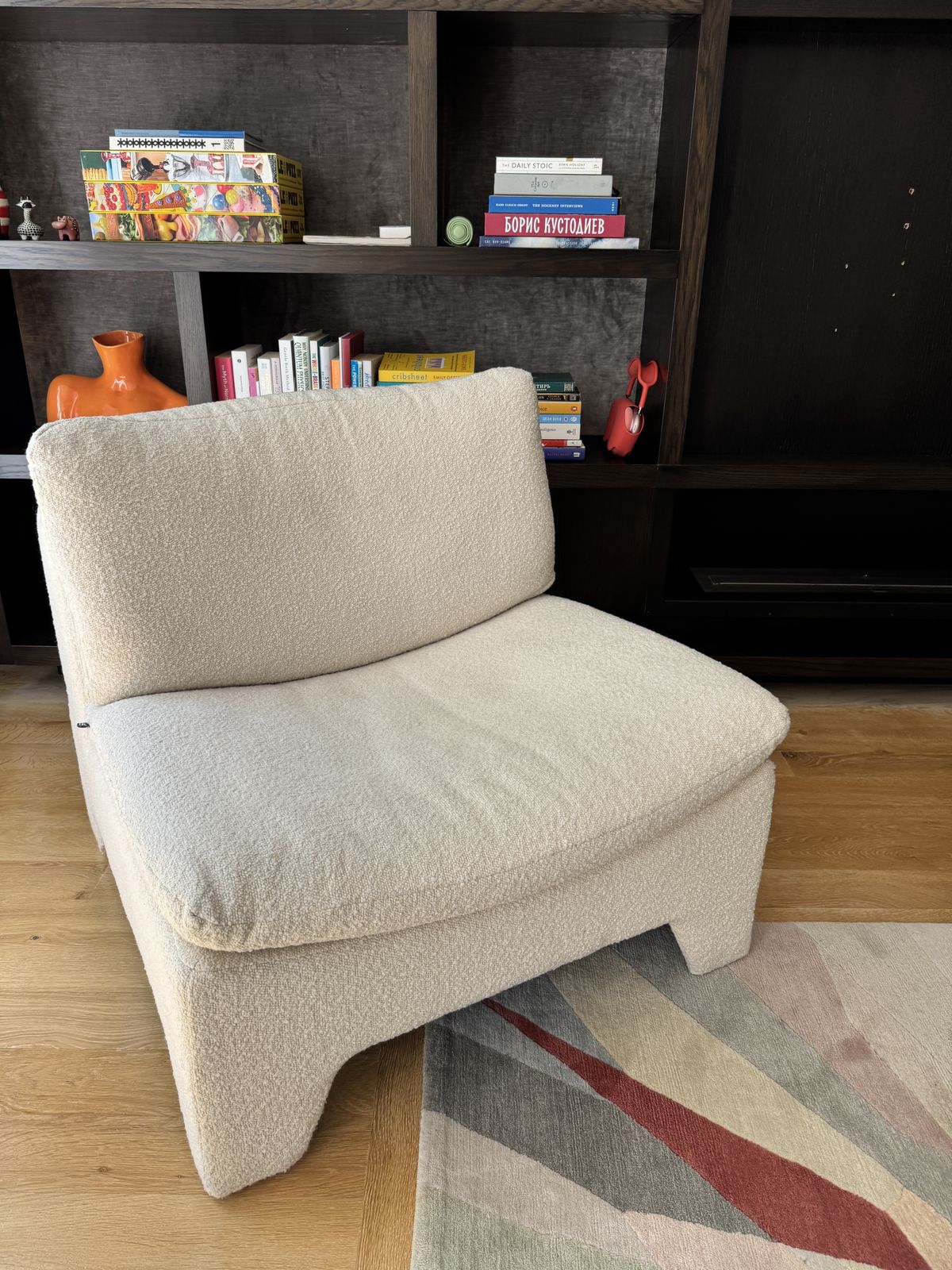 Hkliving Retro Lounge Fauteuil   Boucle Cream Cream Perfect Condiiton photo furniture