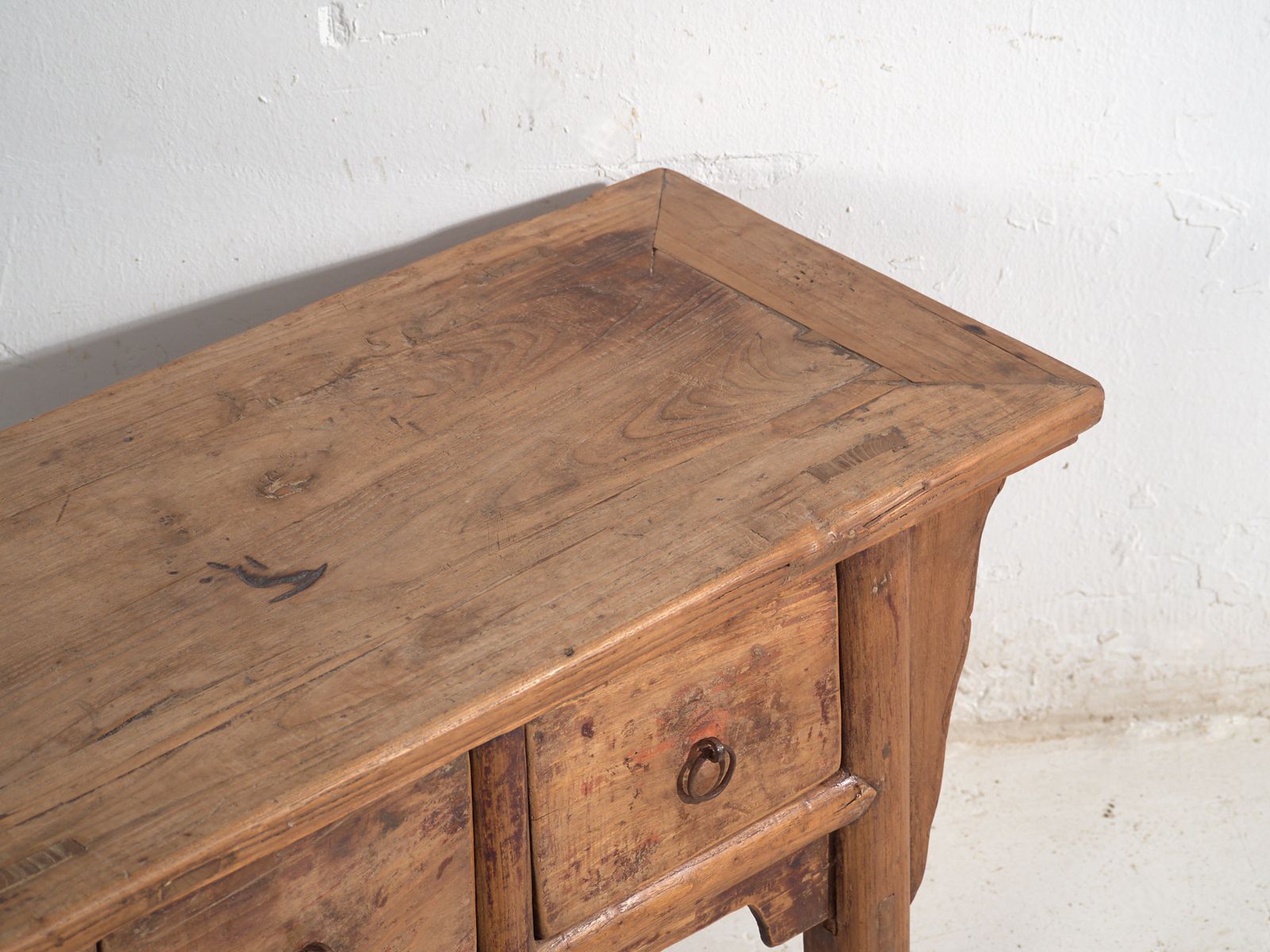 Shanxi Low Console In Elm With Drawers – China, Circa 1930 photo furniture