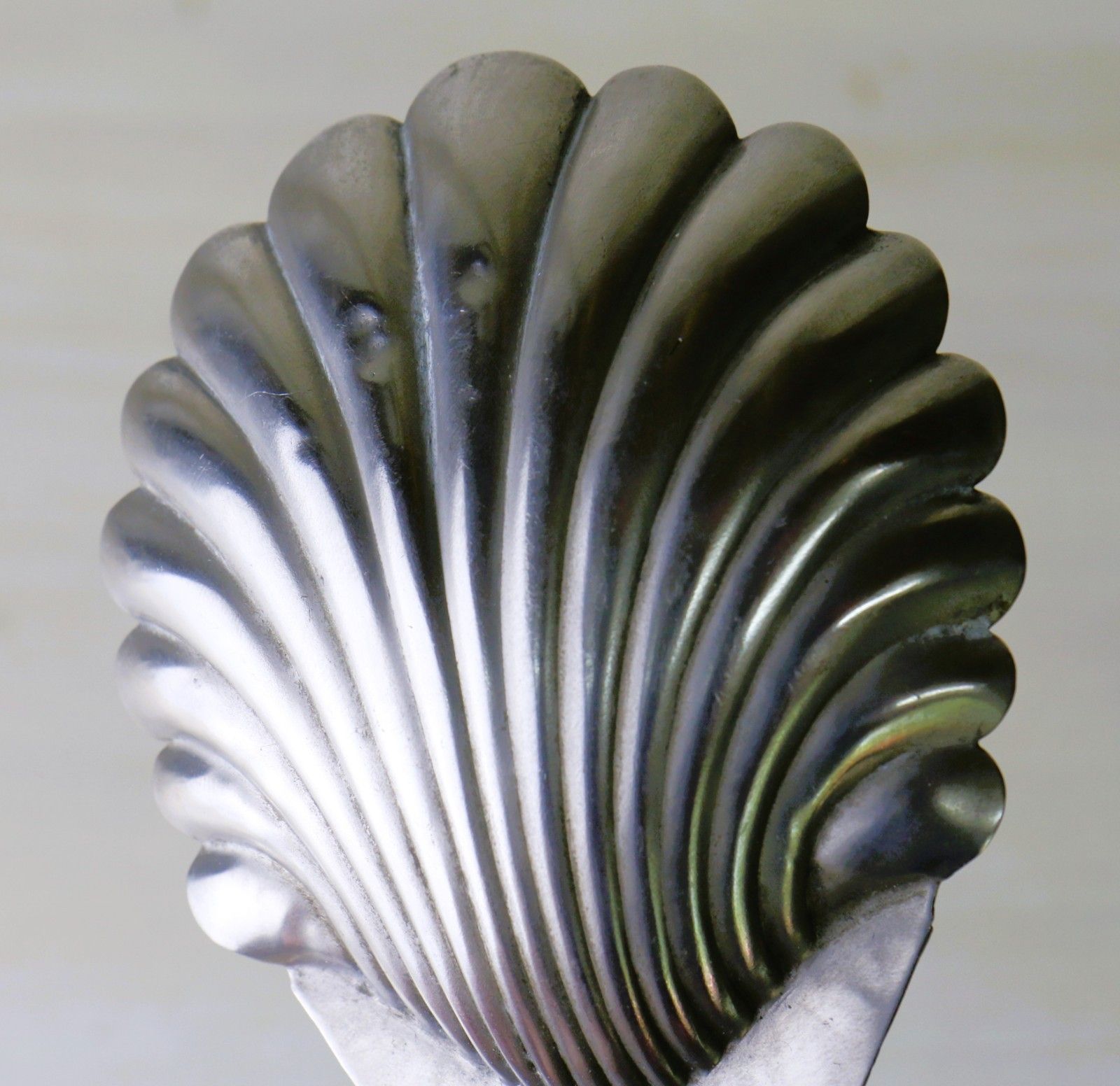 A Rare 1920s Small Shell Lampshade Reading Lamp Shade For Desk Lamp Chromed photo buy