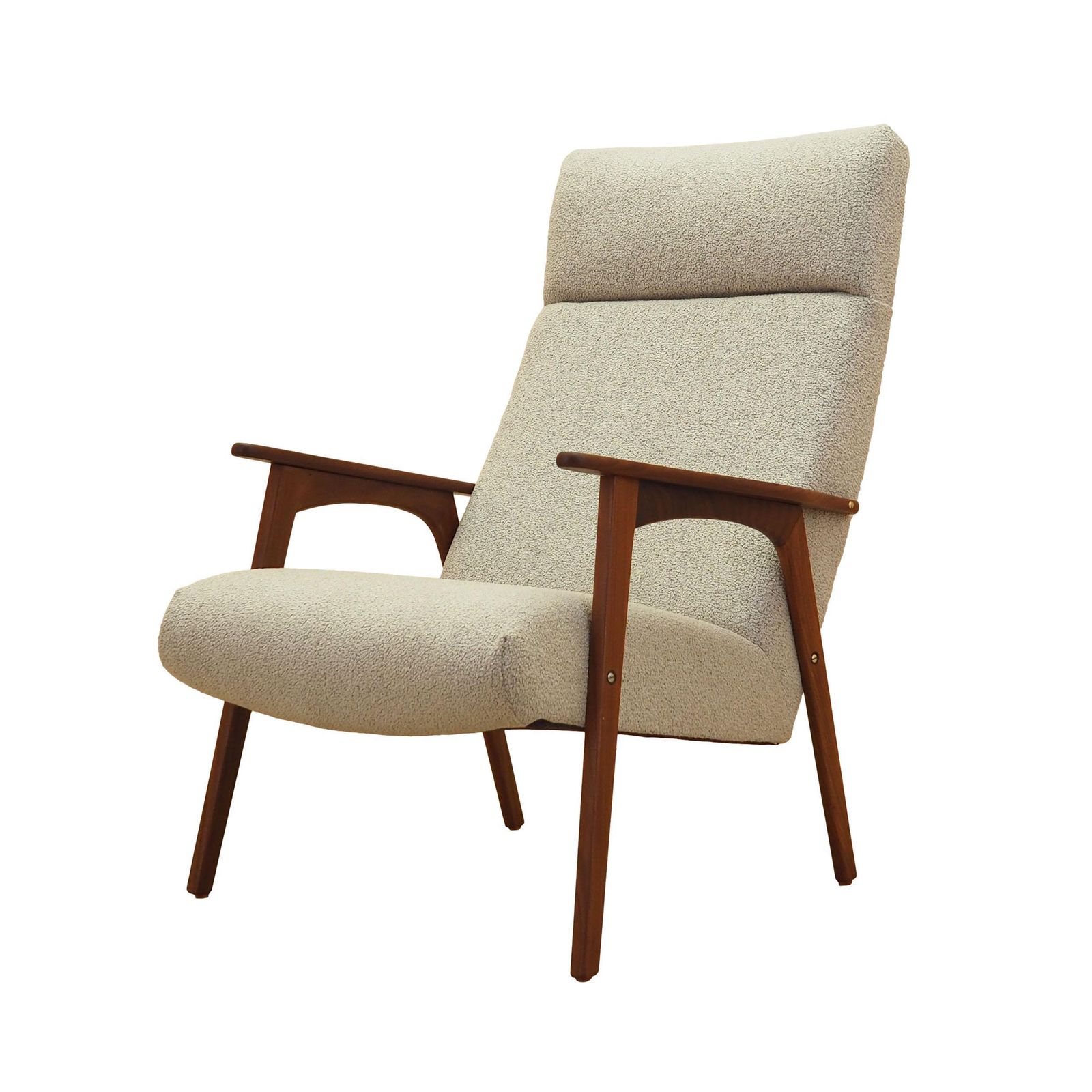Teakhouten fauteuil, Deens design, jaren 1970, gemaakt in Denemarken