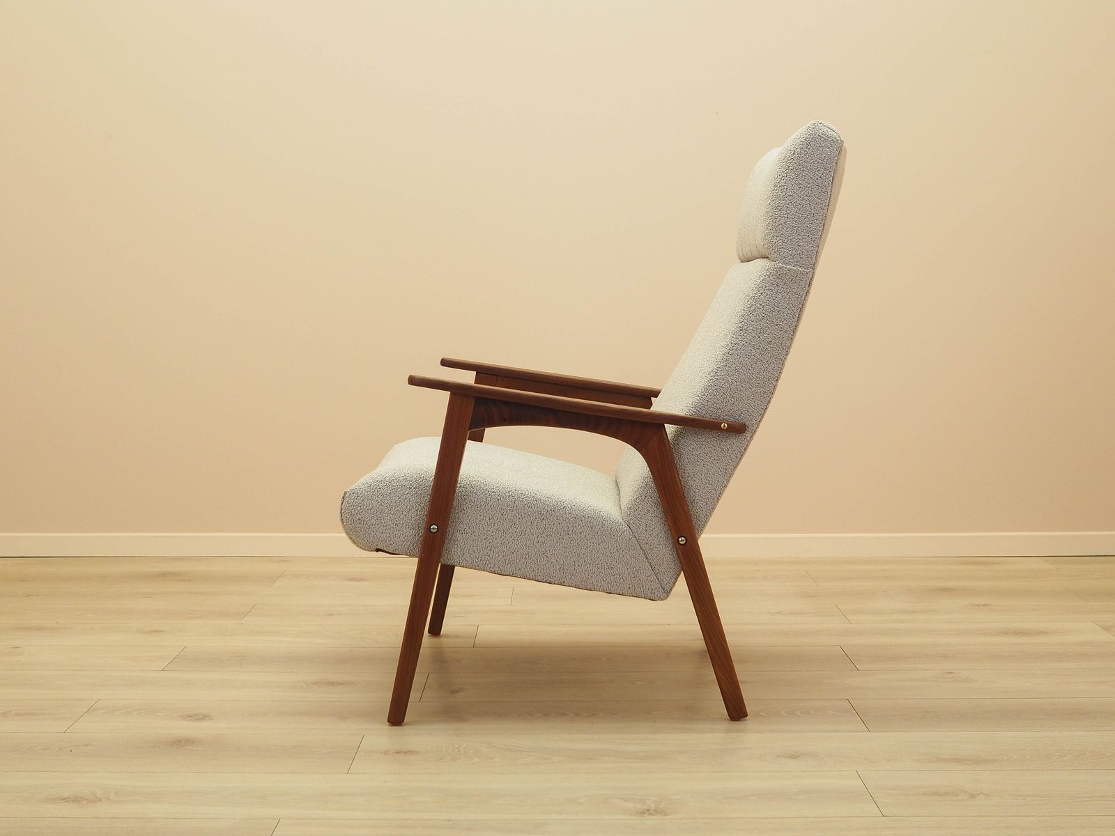 Teakhouten fauteuil, Deens design, jaren 1970, gemaakt in Denemarken photo Meubels