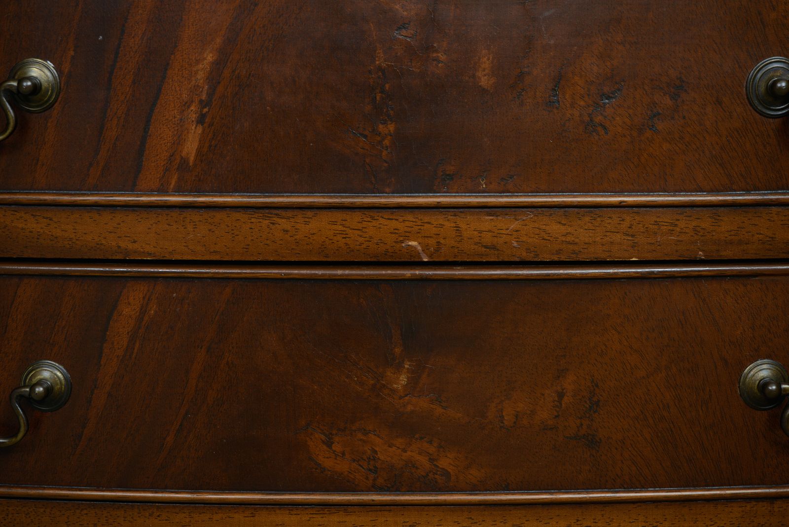 Regency Style Mahogany Chest Of Drawers   Bow Fronted photo 395.0