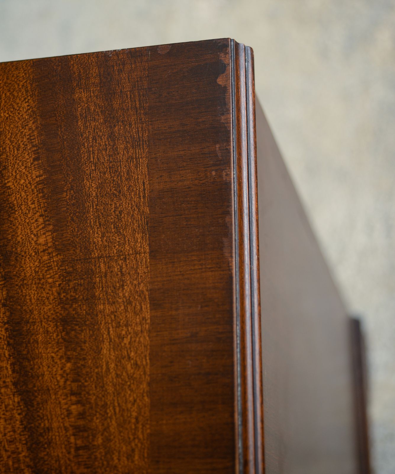 photo for sale Regency Style Mahogany Chest Of Drawers   Bow Fronted