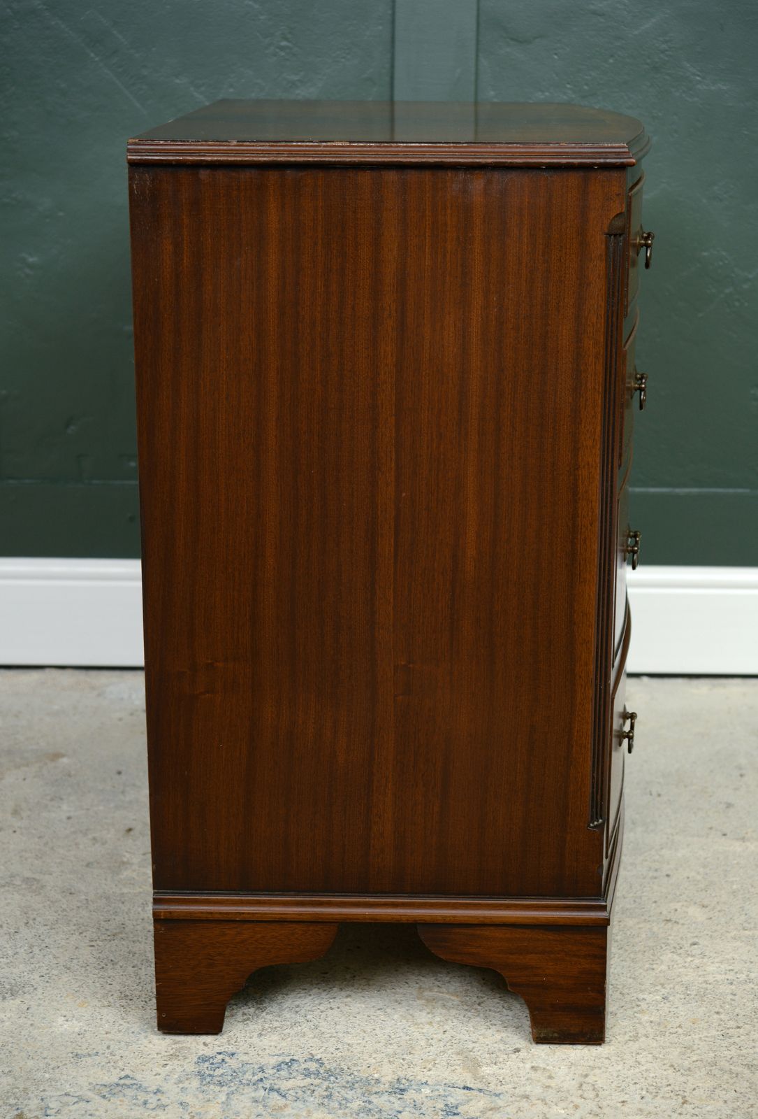 photo buy Regency Style Mahogany Chest Of Drawers   Bow Fronted