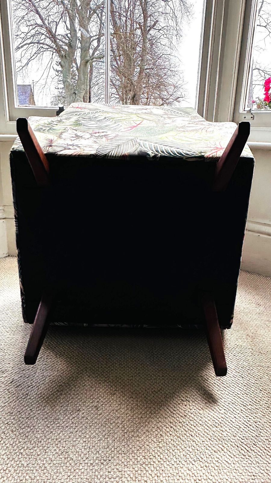 Stylish Mid Century Accent Armchair   Professionally Reupholstered photo vinterior