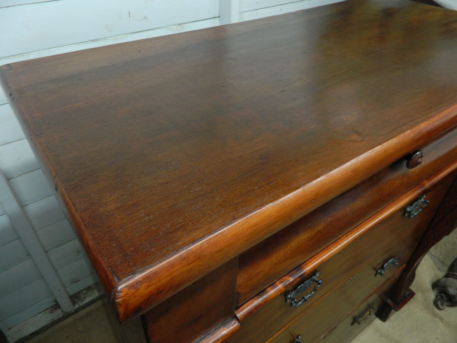 photo for sale Mahogany Veneer Scotch Chest Of Drawers