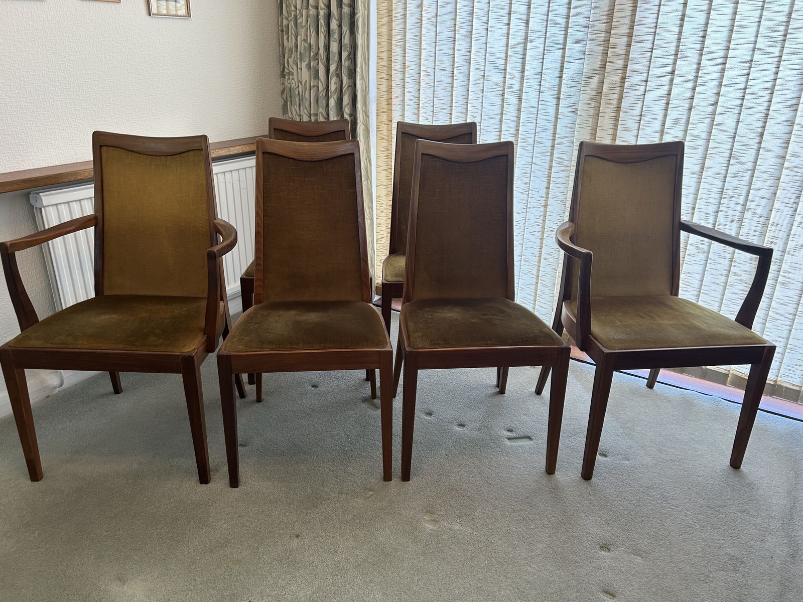 G Plan Fresco Oval Teak Table And Chairs photo Furniture