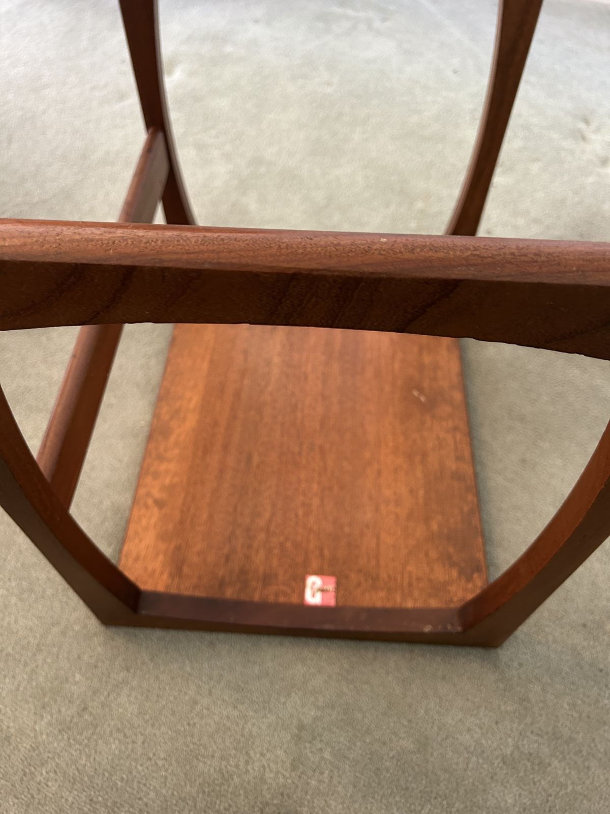 G Plan Fresco Teak Quadrille Nest Of 3 Tables photo for sale