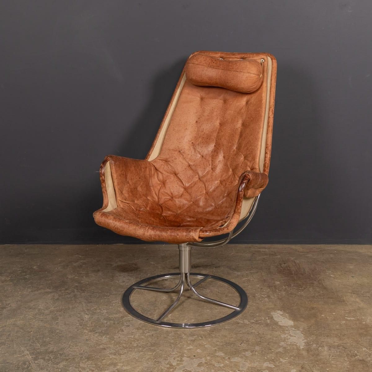 Vintage 20thc Swedish Jetson Swivel Chair By Bruno Mathsson C.1960 photo furniture