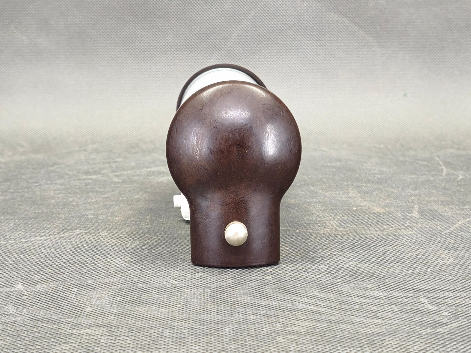 Czech Art Deco Bakelite And Milky Glass Wall Light, 1940s photo 259.0