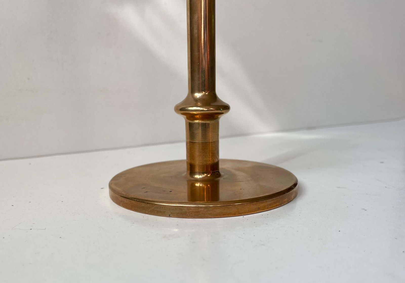 Swedish Bauhaus Era Candleholder In Bronze By Oskar Olsson photo buy