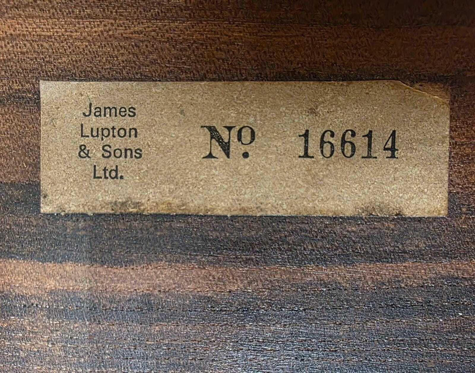 photo furniture Vintage Windsor Style Dining Chairs / James Lupton & Sons Ltd / Set Of 6 / C1970