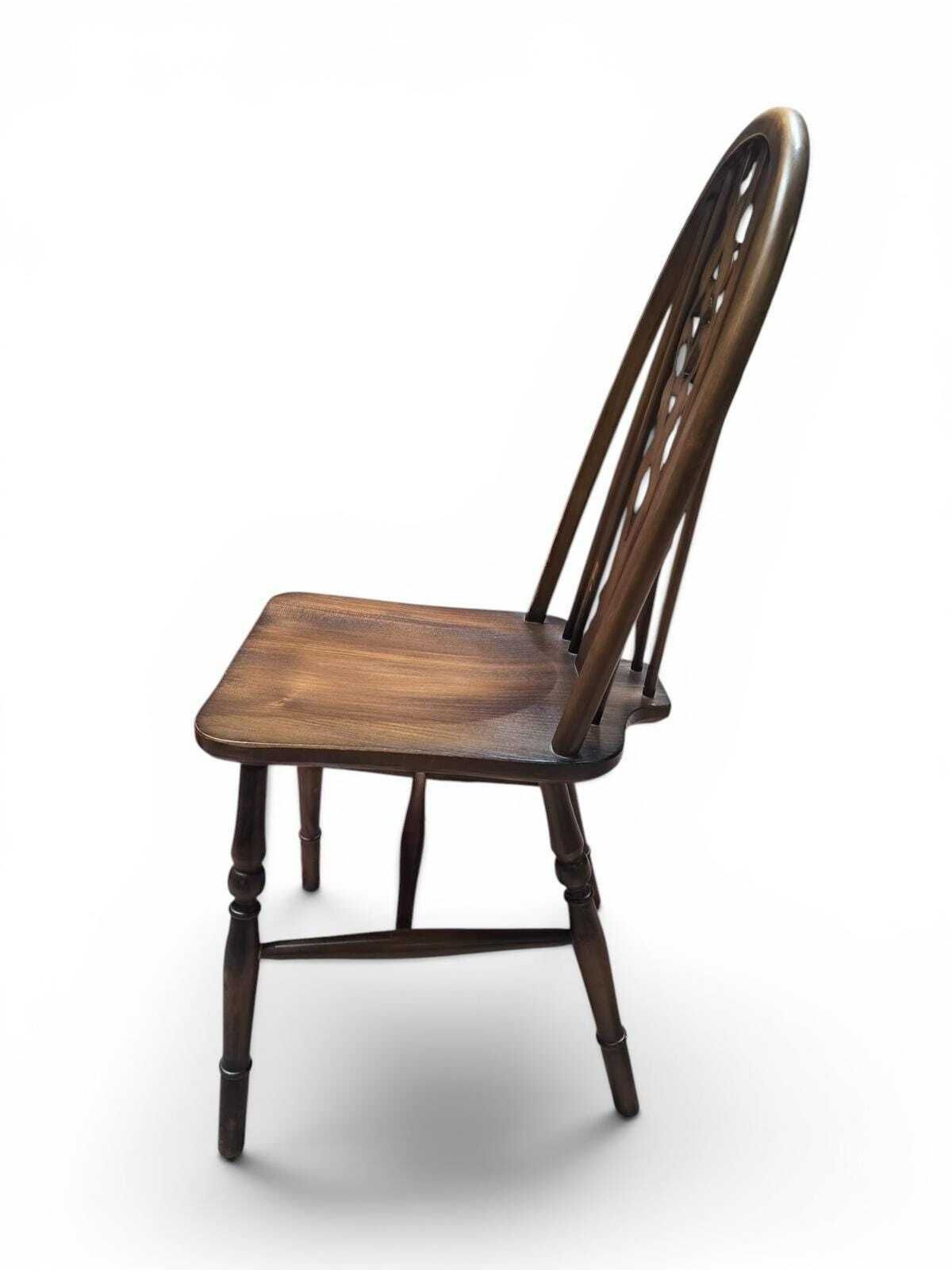 photo for sale Vintage Windsor Style Dining Chairs / James Lupton & Sons Ltd / Set Of 6 / C1970