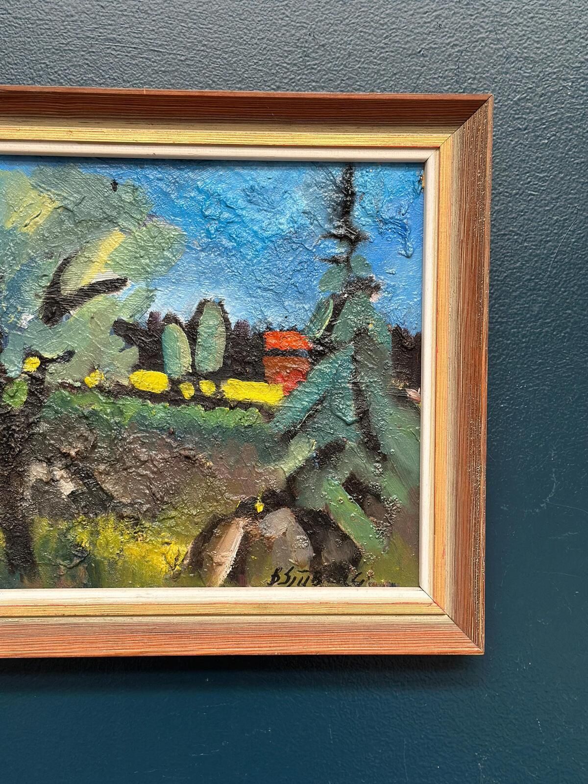 photo vinterior “The Red Hut” By Bo Sjööberg, Mid 20th Century