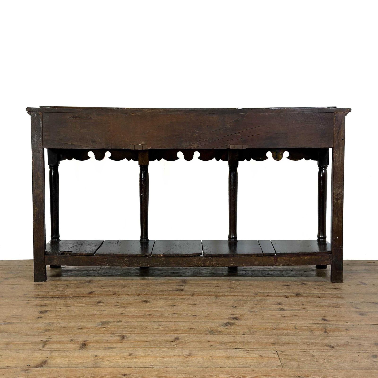 Antique 18th Century Oak Welsh Dresser Base | Antique Furniture | Welsh Antiques | Antique Storage | Antique Sideboard photo vinterior