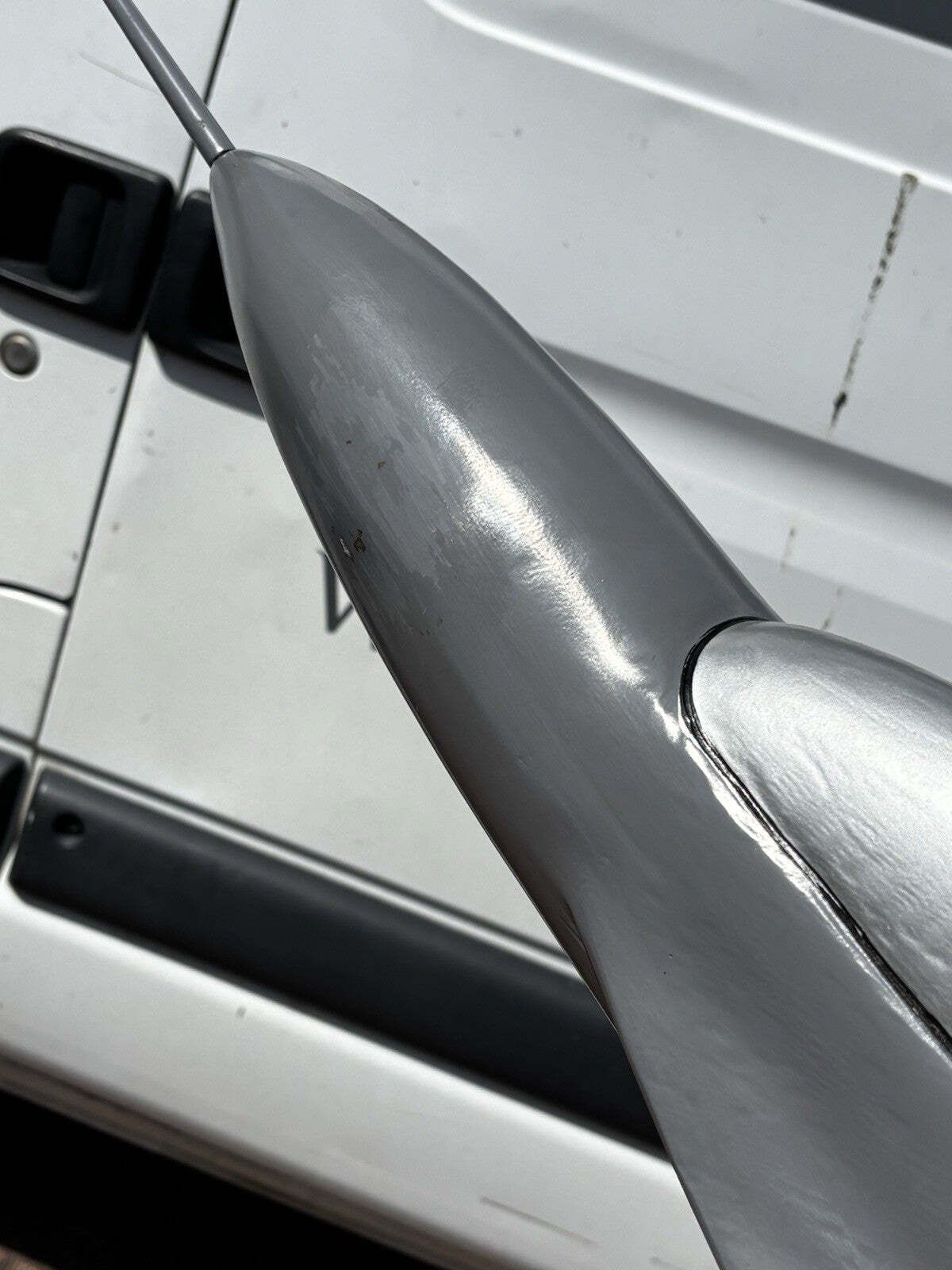 2341.0 Huge Metal Model Of A Fighter Jet. Ex Museum Display Piece photo
