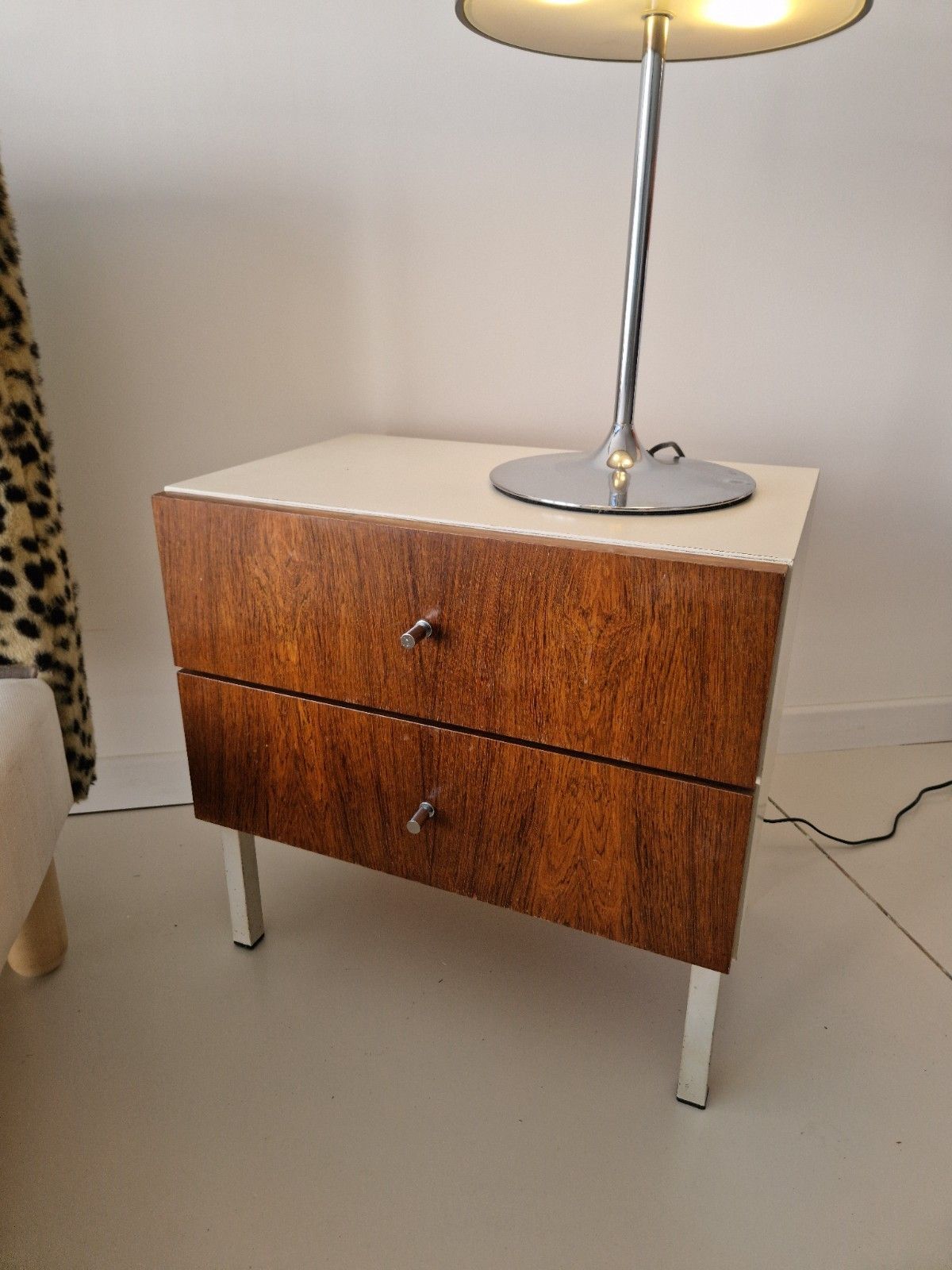 650.0 Pair Of 1970s Bedside Cabinets Space Age George Nelson Era Interior Design photo