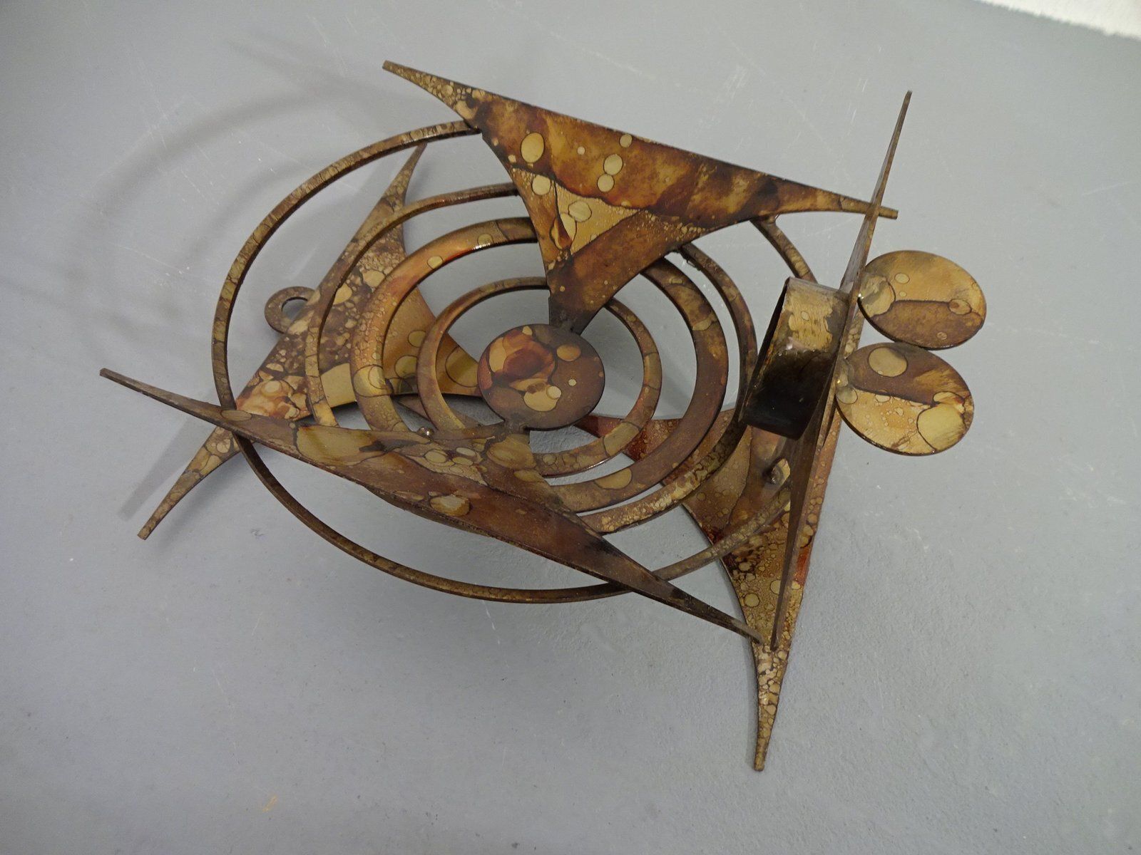 Brutalist Iron Candleholder By Henrik Horst, Denmark, 1960s photo vinterior