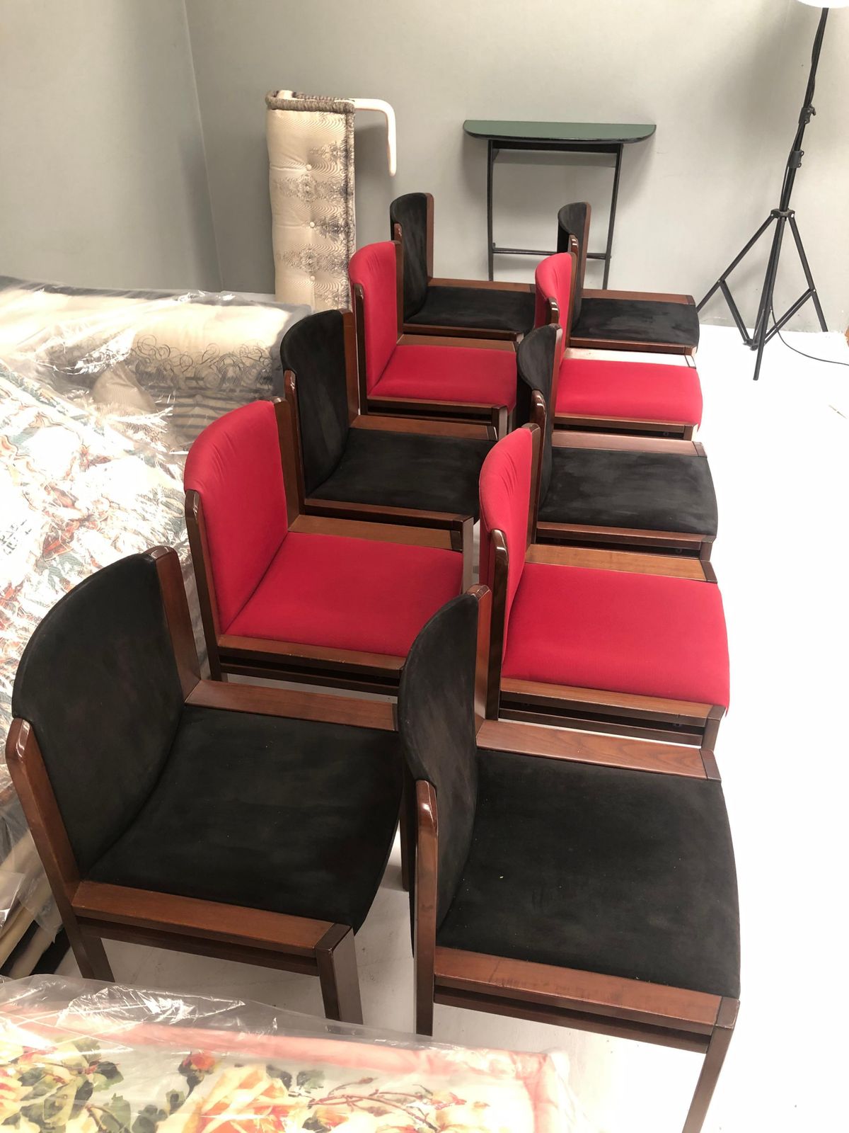 10x Joe Colombo 'Model 300' Dining Chairs For Pozzi, Italy   1965 photo vinterior