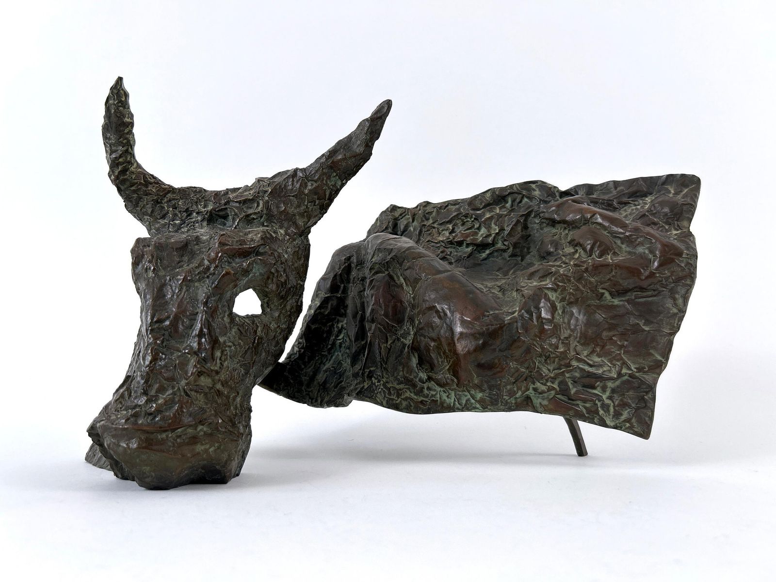 Expressionist Bronze Plastic Europa By Czech Artist Josef Klimes V/Xxv 1997 photo for sale