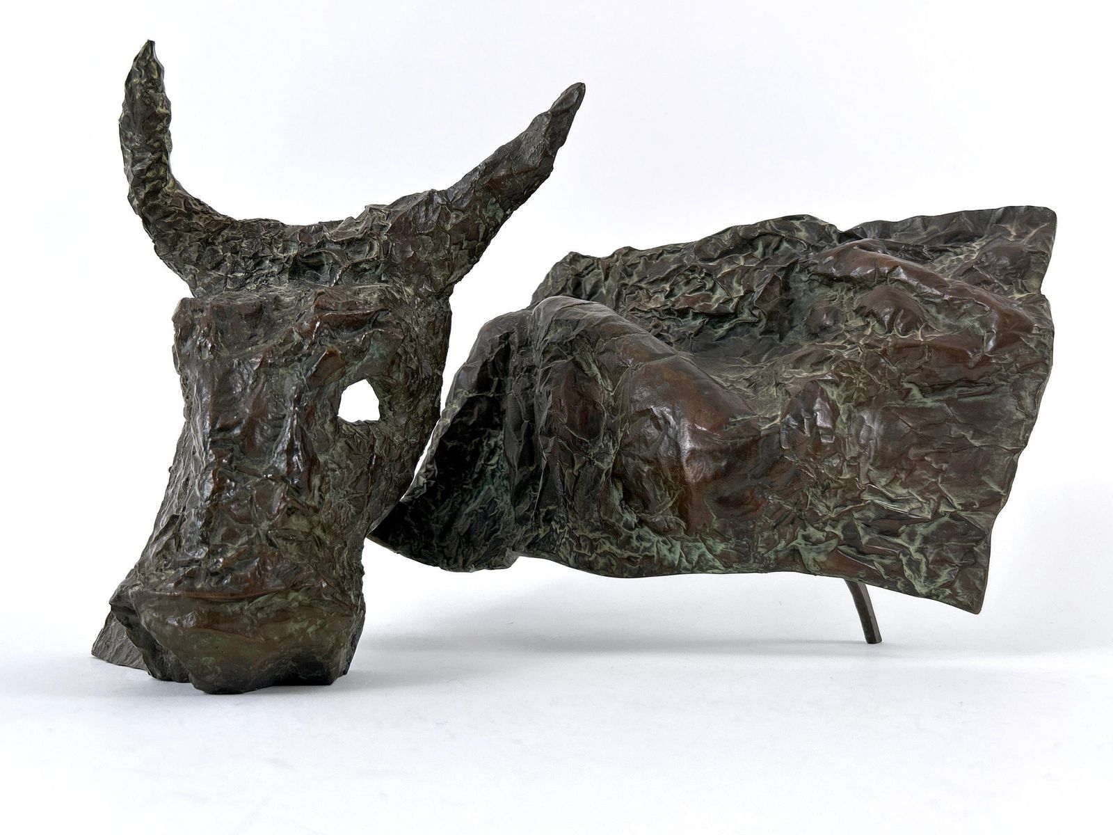 Expressionist Bronze Plastic Europa By Czech Artist Josef Klimes V/Xxv 1997 photo 12956.0