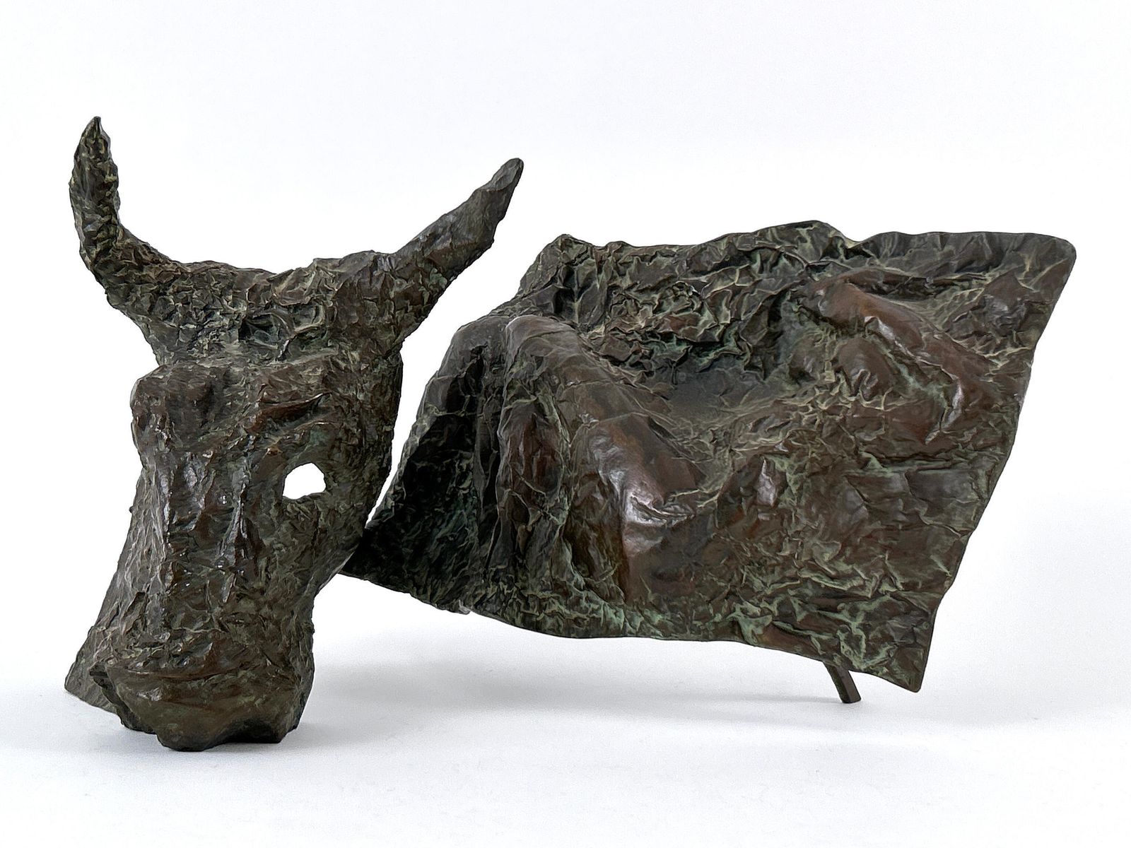 Expressionist Bronze Plastic Europa By Czech Artist Josef Klimes V/Xxv 1997 photo vinterior