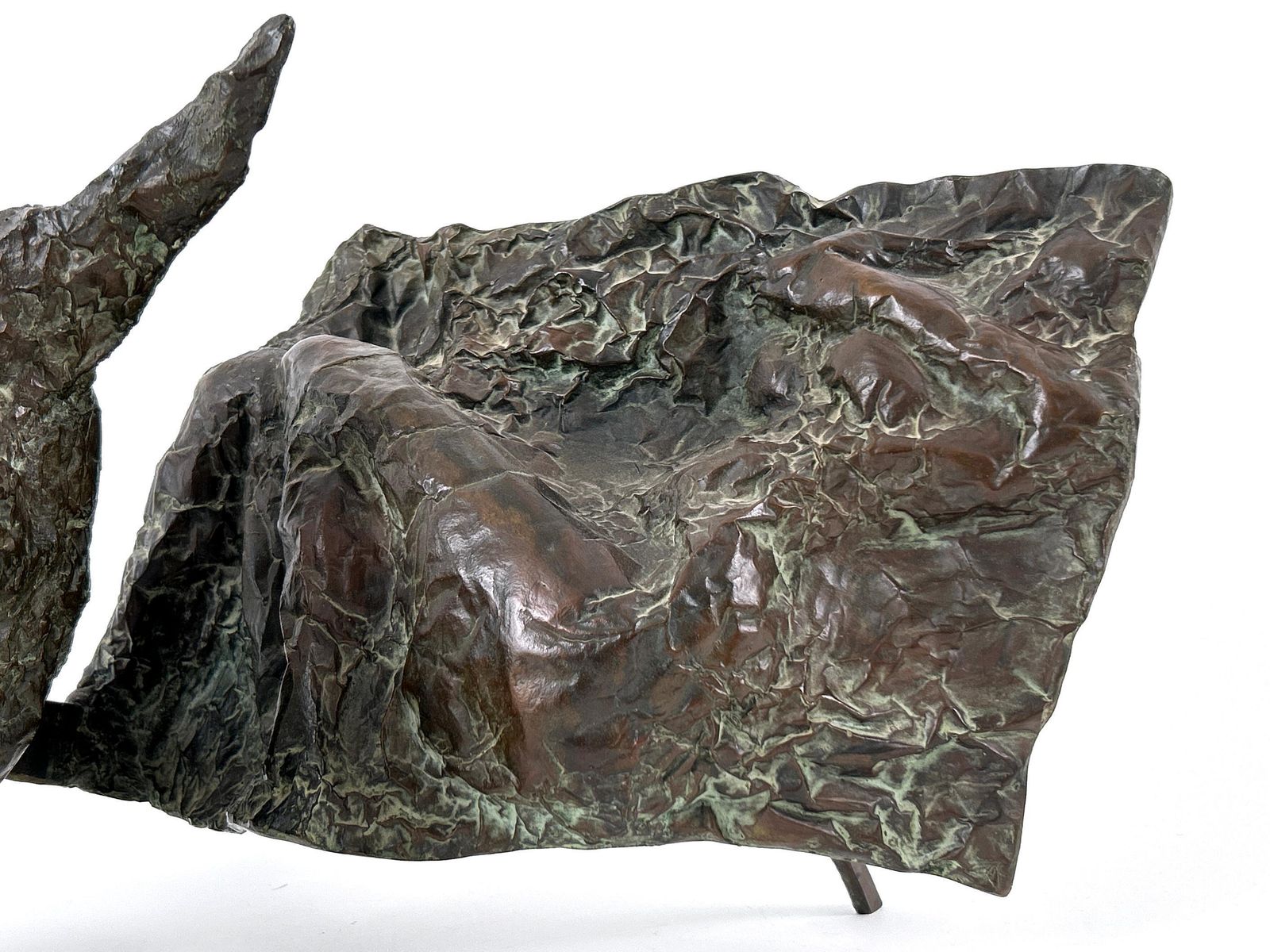 photo vinterior Expressionist Bronze Plastic Europa By Czech Artist Josef Klimes V/Xxv 1997