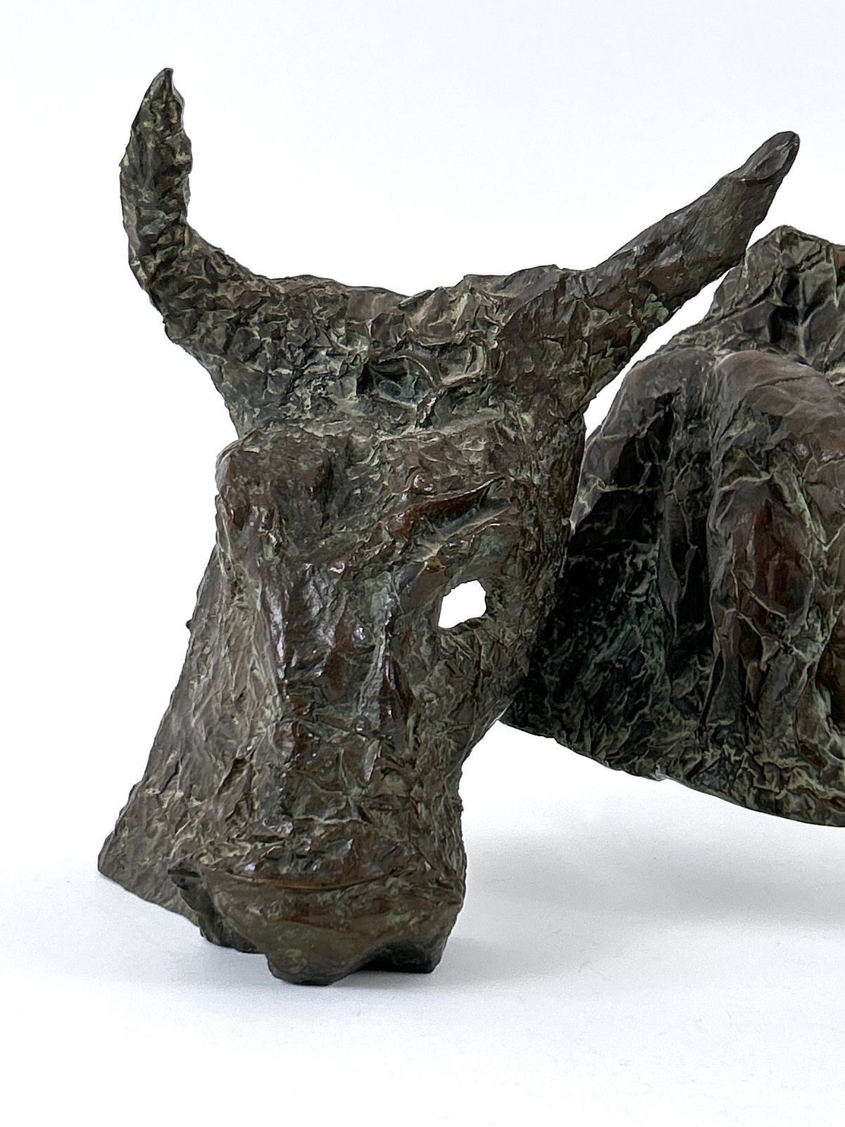 photo buy Expressionist Bronze Plastic Europa By Czech Artist Josef Klimes V/Xxv 1997