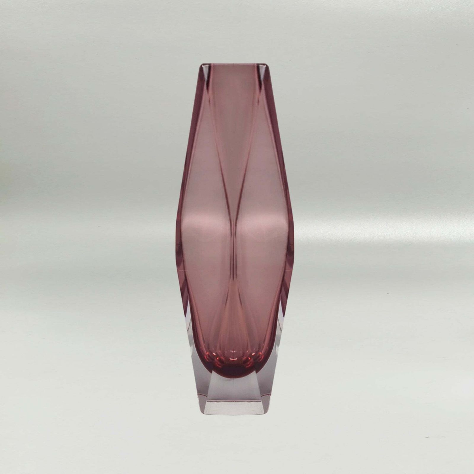 Vase en verre Sommerso de Murano, Flavio Poli pour Seguso, années 1960, Italie photo Décoration