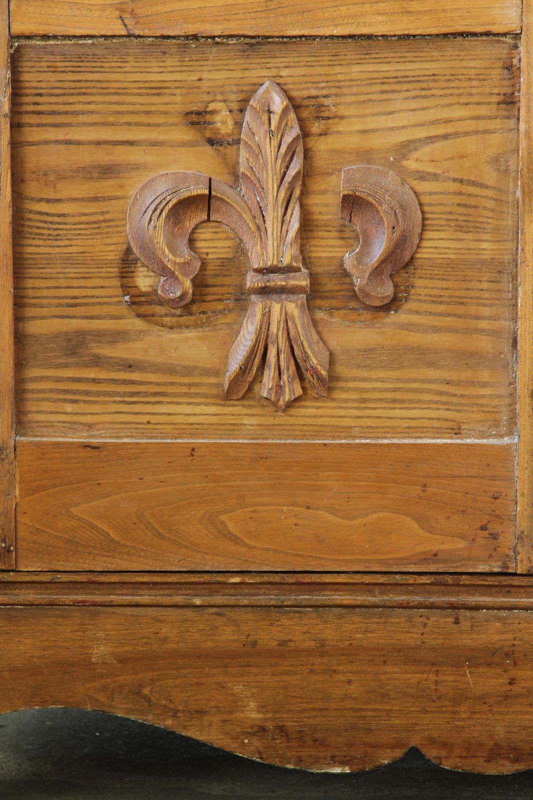 photo vinterior Vintage Farmhoues Cabinet, Commode In Oak Wood, 19th Century Denmark 1850s