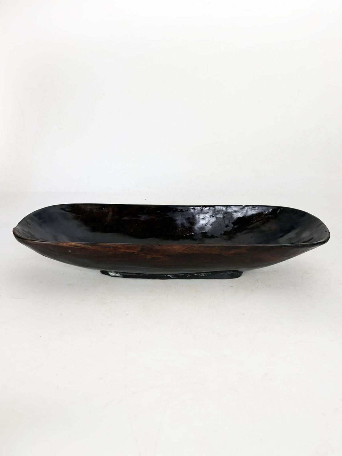 Wooden Fruit Basket With Antique Patina, France, 1960 photo furniture