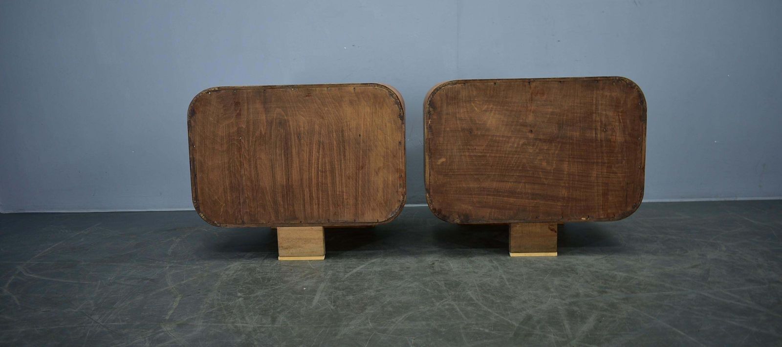 1939s Pair Of Art Deco Bedside Tables, Czechoslovakia photo vinterior