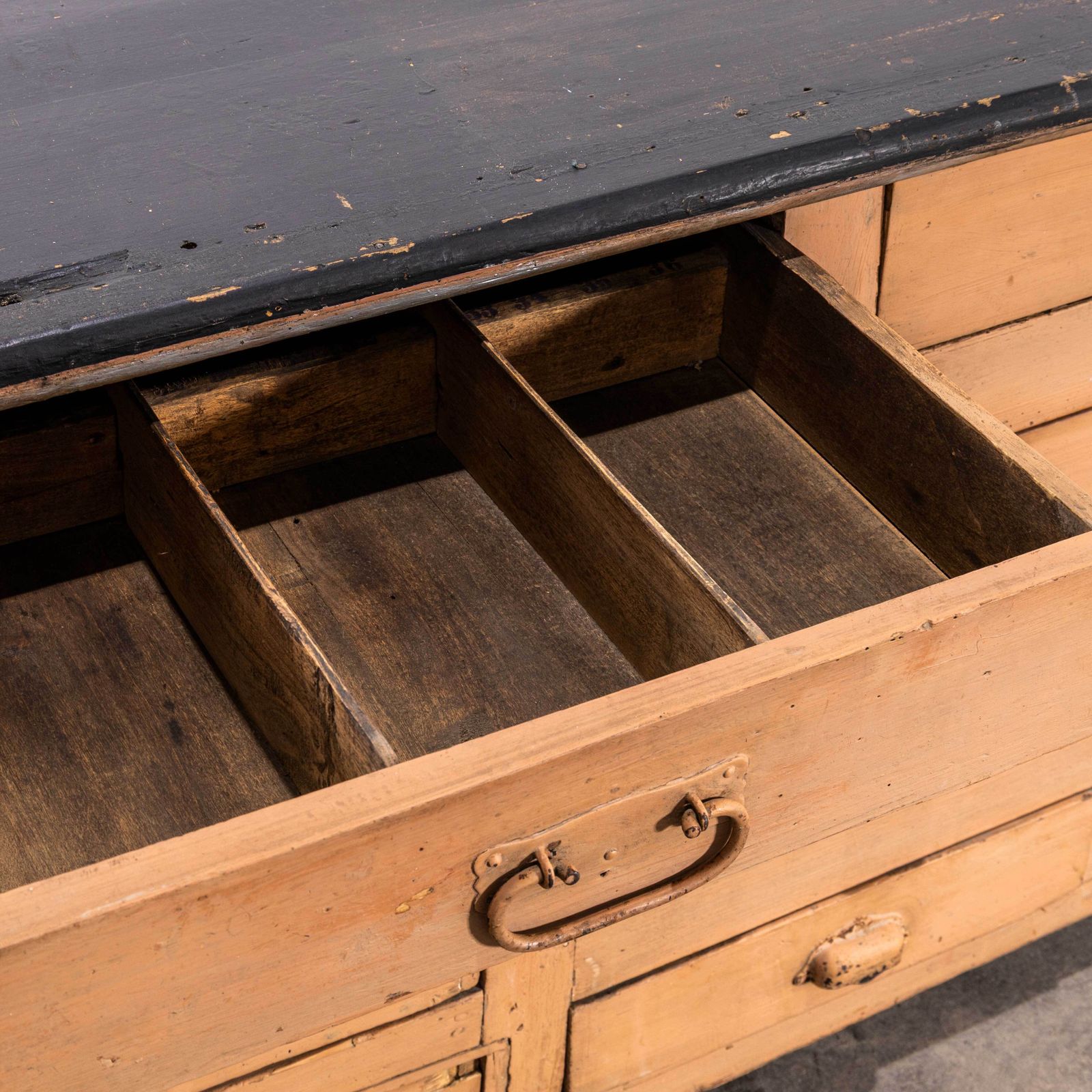 photo furniture 1930's Exceptional Very Large French Four Metre Bank Of Drawers