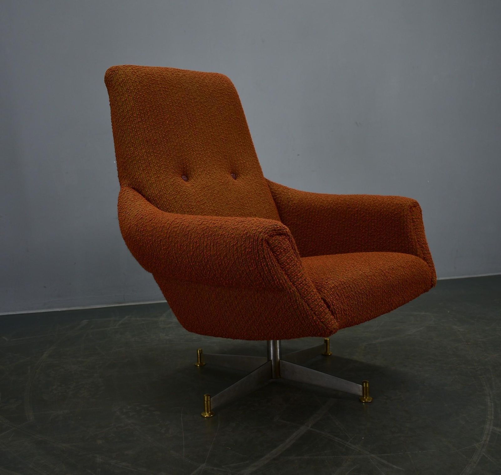 photo for sale Mid Century Swivel Chair, Italian, 1969s