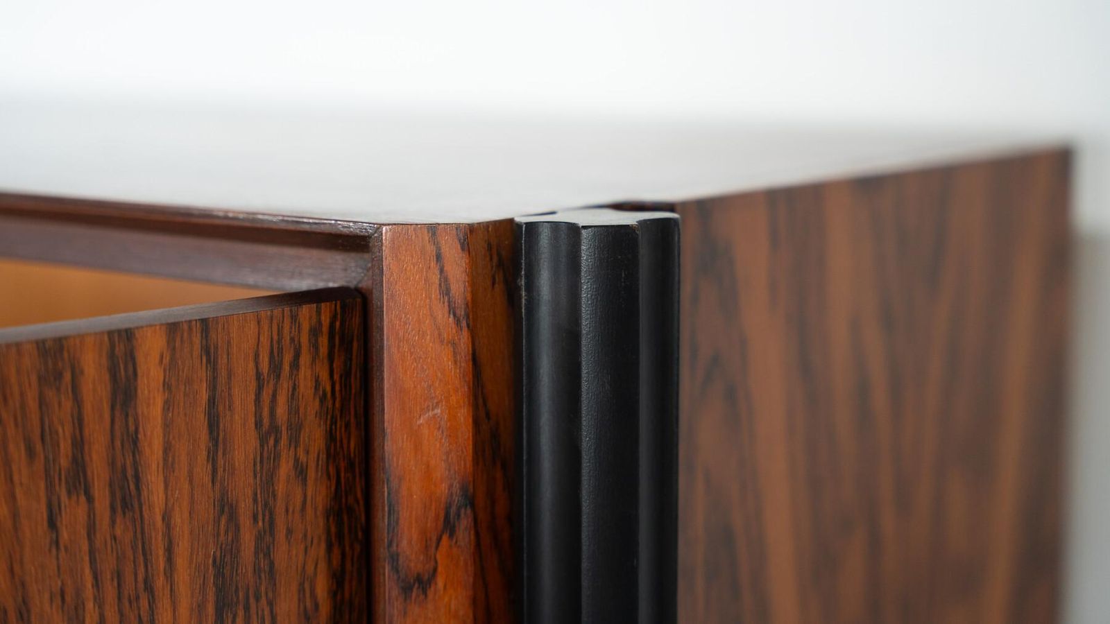 Furniture Mid Century Wooden Double Cabinet, Italy, 1960s photo