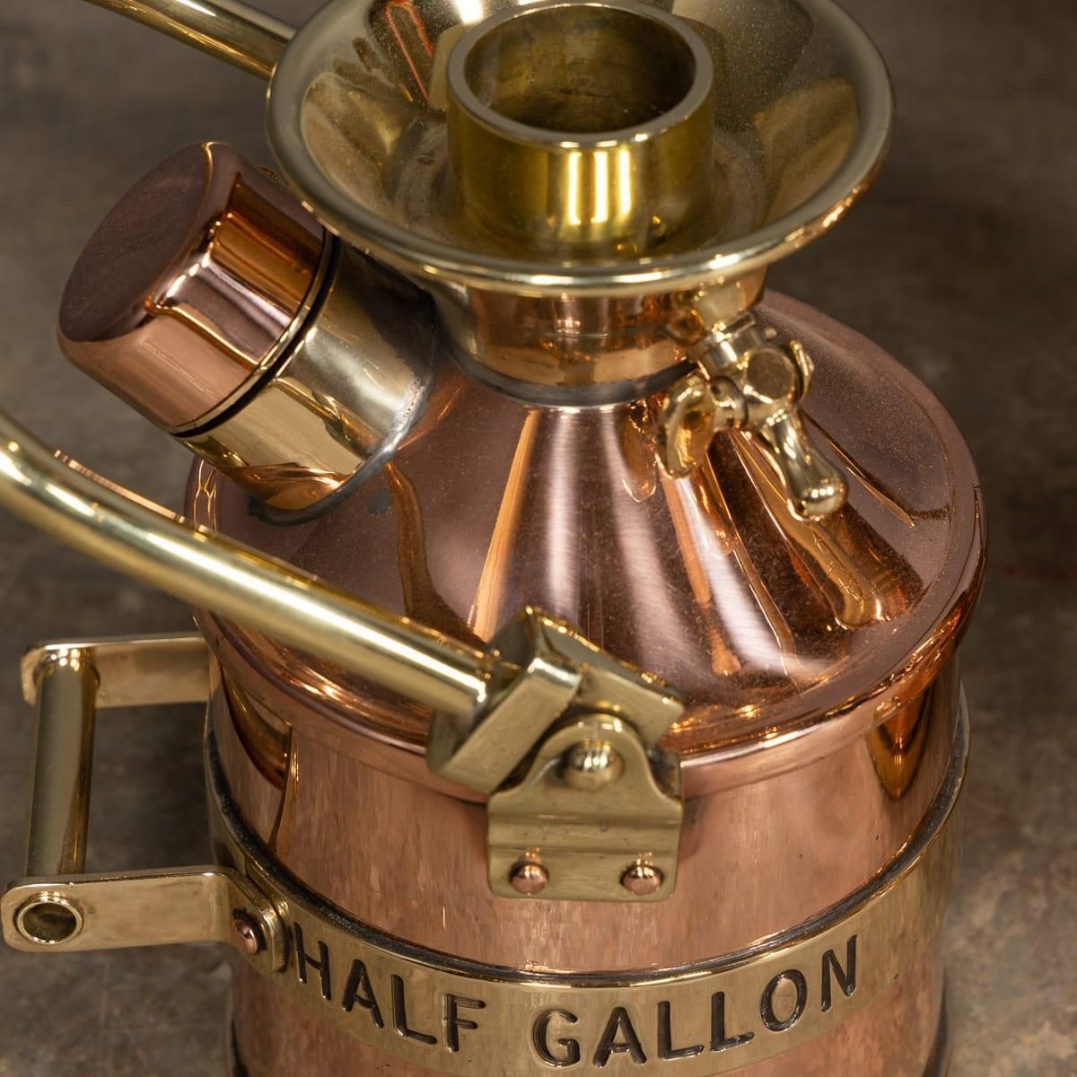 photo for sale Vintage 20thc English Set Of Three Polished Checkpump Petrol Canisters C.1965
