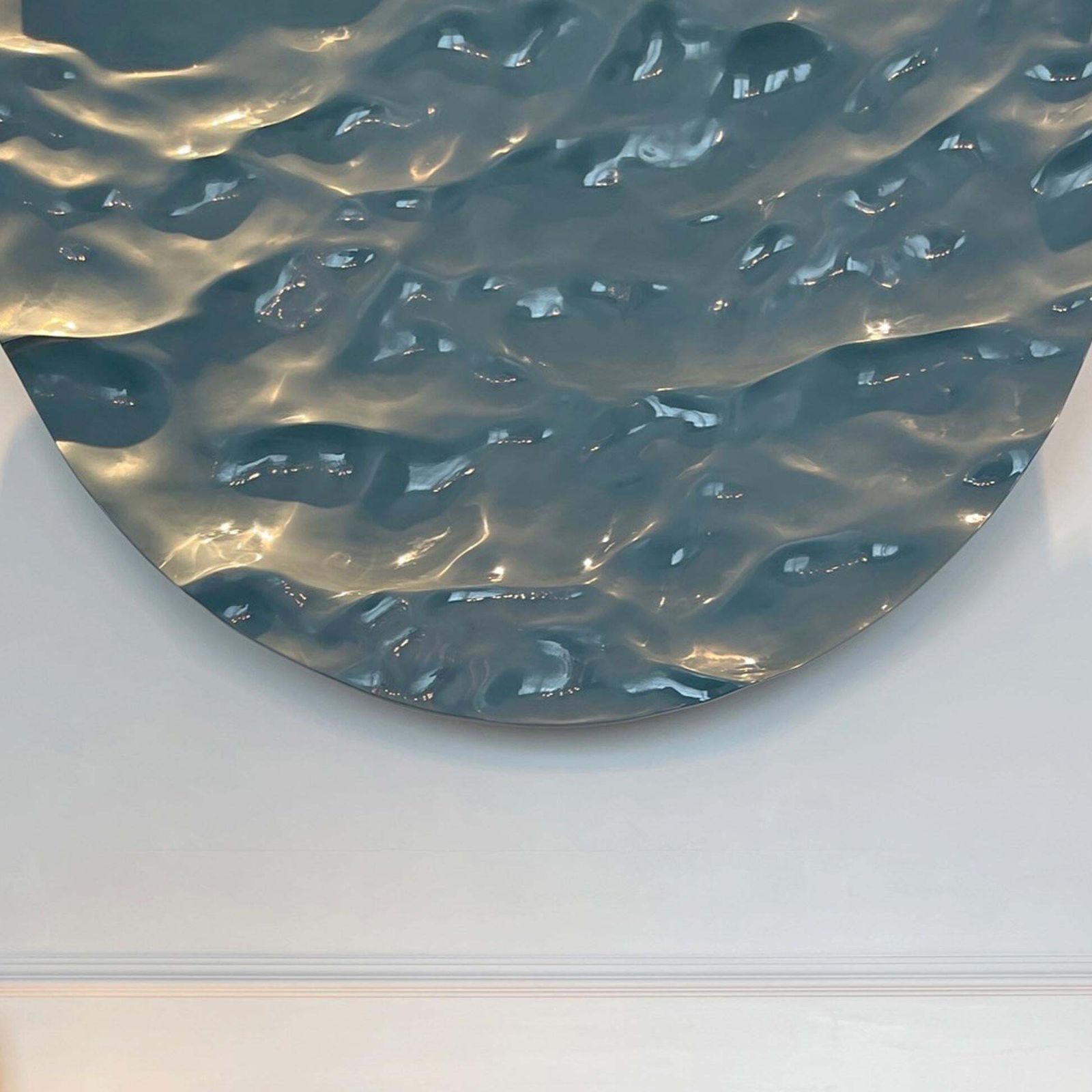 Large Blue Ceramic Wall Sculpture, Mathieu Lehanneur Pocket Ocean, France, 2019 photo 25463.0